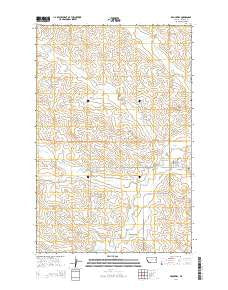 Brockway Montana Current topographic map, 1:24000 scale, 7.5 X 7.5 Minute, Year 2014
