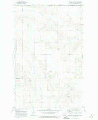 Brockway Spring Montana Historical topographic map, 1:24000 scale, 7.5 X 7.5 Minute, Year 1973