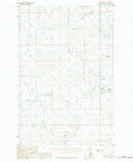 Brockway Montana Historical topographic map, 1:24000 scale, 7.5 X 7.5 Minute, Year 1983