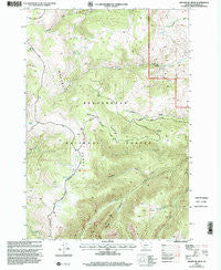 Broomtail Ridge Montana Historical topographic map, 1:24000 scale, 7.5 X 7.5 Minute, Year 1997