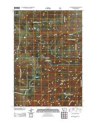 Broomtail Ridge Montana Historical topographic map, 1:24000 scale, 7.5 X 7.5 Minute, Year 2011