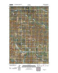 Brorson Montana Historical topographic map, 1:24000 scale, 7.5 X 7.5 Minute, Year 2011
