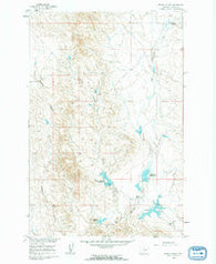 Brown Coulee Montana Historical topographic map, 1:24000 scale, 7.5 X 7.5 Minute, Year 1960
