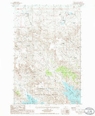 Brown Pass Montana Historical topographic map, 1:24000 scale, 7.5 X 7.5 Minute, Year 1985