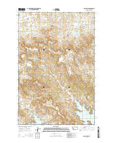 Brown Pass Montana Current topographic map, 1:24000 scale, 7.5 X 7.5 Minute, Year 2014