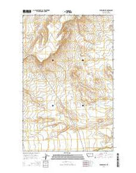 Browning NE Montana Current topographic map, 1:24000 scale, 7.5 X 7.5 Minute, Year 2014