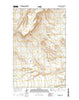 Browning NE Montana Current topographic map, 1:24000 scale, 7.5 X 7.5 Minute, Year 2014