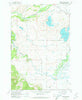 Browns Lake Montana Historical topographic map, 1:24000 scale, 7.5 X 7.5 Minute, Year 1965