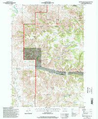 Browns Mountain Montana Historical topographic map, 1:24000 scale, 7.5 X 7.5 Minute, Year 1995