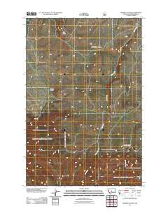 Browns Canyon Montana Historical topographic map, 1:24000 scale, 7.5 X 7.5 Minute, Year 2011