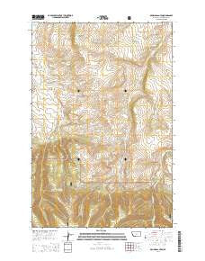 Browns Canyon Montana Current topographic map, 1:24000 scale, 7.5 X 7.5 Minute, Year 2014