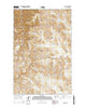 Brusett Montana Current topographic map, 1:24000 scale, 7.5 X 7.5 Minute, Year 2014