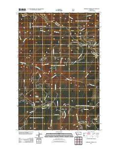 Bubbling Springs Montana Historical topographic map, 1:24000 scale, 7.5 X 7.5 Minute, Year 2011