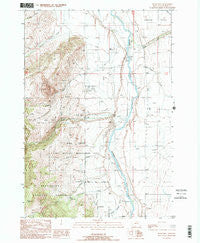 Bucks Nest Montana Historical topographic map, 1:24000 scale, 7.5 X 7.5 Minute, Year 1988
