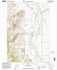 Bucks Nest Montana Historical topographic map, 1:24000 scale, 7.5 X 7.5 Minute, Year 1997
