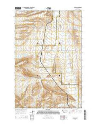 Buffalo Montana Current topographic map, 1:24000 scale, 7.5 X 7.5 Minute, Year 2014