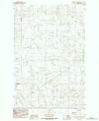 Buffalo Creek SE Montana Historical topographic map, 1:24000 scale, 7.5 X 7.5 Minute, Year 1983