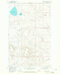 Buffalo Lake Montana Historical topographic map, 1:24000 scale, 7.5 X 7.5 Minute, Year 1968