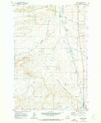 Buffalo Montana Historical topographic map, 1:24000 scale, 7.5 X 7.5 Minute, Year 1970