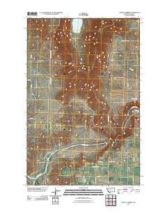 Buffalo Bridge Montana Historical topographic map, 1:24000 scale, 7.5 X 7.5 Minute, Year 2011