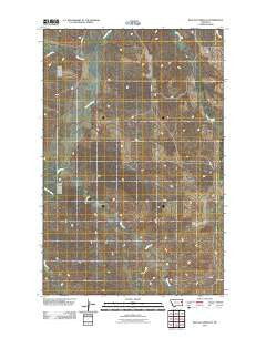Buffalo Creek SE Montana Historical topographic map, 1:24000 scale, 7.5 X 7.5 Minute, Year 2011