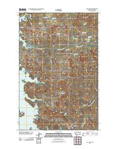 Bug Creek Montana Historical topographic map, 1:24000 scale, 7.5 X 7.5 Minute, Year 2011