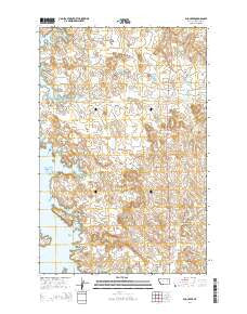 Bug Creek Montana Current topographic map, 1:24000 scale, 7.5 X 7.5 Minute, Year 2014