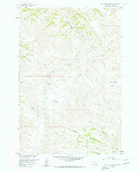 Bull Creek Lookout Montana Historical topographic map, 1:24000 scale, 7.5 X 7.5 Minute, Year 1958