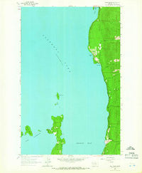 Bull Island Montana Historical topographic map, 1:24000 scale, 7.5 X 7.5 Minute, Year 1964