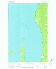 Bull Island Montana Historical topographic map, 1:24000 scale, 7.5 X 7.5 Minute, Year 1964