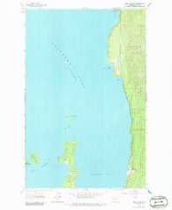 Bull Island Montana Historical topographic map, 1:24000 scale, 7.5 X 7.5 Minute, Year 1964
