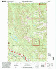 Bull Lake Montana Historical topographic map, 1:24000 scale, 7.5 X 7.5 Minute, Year 1997