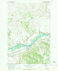 Bull Mountain Montana Historical topographic map, 1:24000 scale, 7.5 X 7.5 Minute, Year 1967
