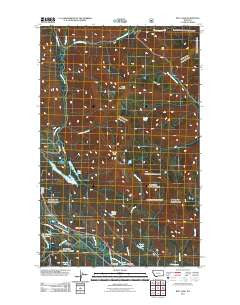 Bull Lake Montana Historical topographic map, 1:24000 scale, 7.5 X 7.5 Minute, Year 2011