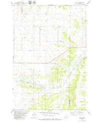 Bundy Montana Historical topographic map, 1:24000 scale, 7.5 X 7.5 Minute, Year 1979