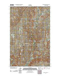 Burnett Creek Montana Historical topographic map, 1:24000 scale, 7.5 X 7.5 Minute, Year 2011