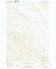 Burns Mountain Montana Historical topographic map, 1:24000 scale, 7.5 X 7.5 Minute, Year 1952