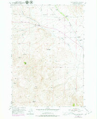 Burns Mountain Montana Historical topographic map, 1:24000 scale, 7.5 X 7.5 Minute, Year 1952