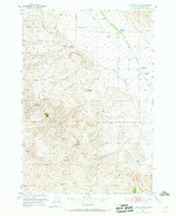 Burns Mountain Montana Historical topographic map, 1:24000 scale, 7.5 X 7.5 Minute, Year 1952