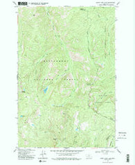 Burnt Fork Lake Montana Historical topographic map, 1:24000 scale, 7.5 X 7.5 Minute, Year 1974