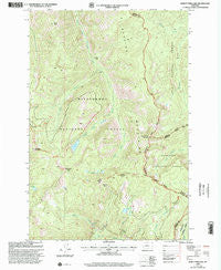 Burnt Fork Lake Montana Historical topographic map, 1:24000 scale, 7.5 X 7.5 Minute, Year 1998