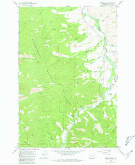 Burnt Ridge Montana Historical topographic map, 1:24000 scale, 7.5 X 7.5 Minute, Year 1964