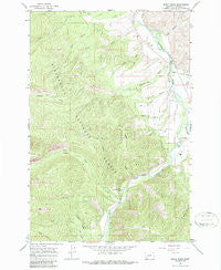 Burnt Ridge Montana Historical topographic map, 1:24000 scale, 7.5 X 7.5 Minute, Year 1964