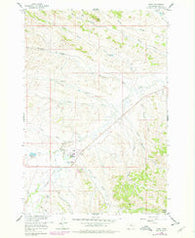 Busby Montana Historical topographic map, 1:24000 scale, 7.5 X 7.5 Minute, Year 1958