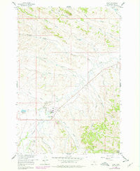 Busby Montana Historical topographic map, 1:24000 scale, 7.5 X 7.5 Minute, Year 1958