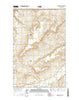 Bushnell Hill Montana Current topographic map, 1:24000 scale, 7.5 X 7.5 Minute, Year 2014