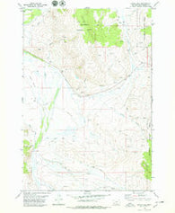 Butch Hill Montana Historical topographic map, 1:24000 scale, 7.5 X 7.5 Minute, Year 1978