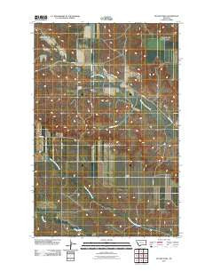 Butler Table Montana Historical topographic map, 1:24000 scale, 7.5 X 7.5 Minute, Year 2011