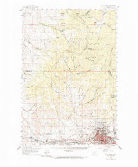 Butte North Montana Historical topographic map, 1:62500 scale, 15 X 15 Minute, Year 1959
