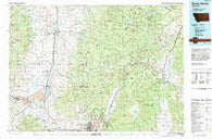 Butte North Montana Historical topographic map, 1:100000 scale, 30 X 60 Minute, Year 1994